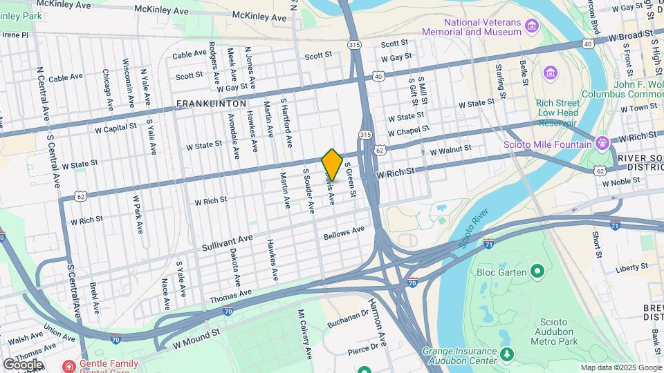 779 W Rich St Map and Location Details