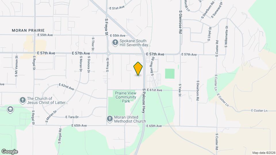 5816 S Thistle Ln Map and Location Details