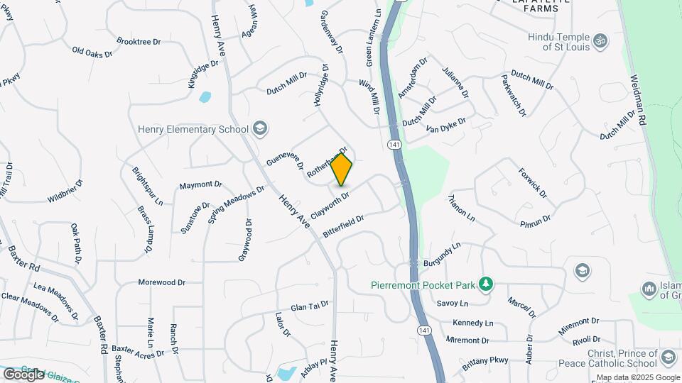 803 Clayworth Dr Map and Location Details