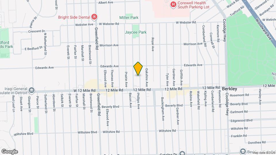 3565 Phillips Ave Map and Location Details
