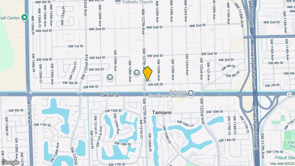 551 SW 127th Ave Map and Location Details