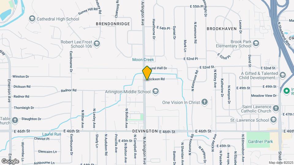 6005 Dickson Rd Map and Location Details
