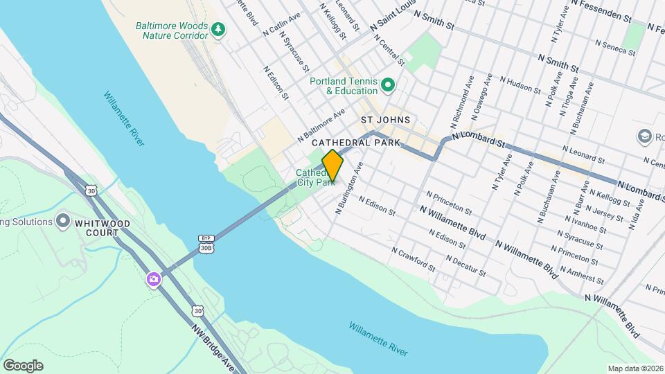 6814 N Pittsburg Ave Map and Location Details