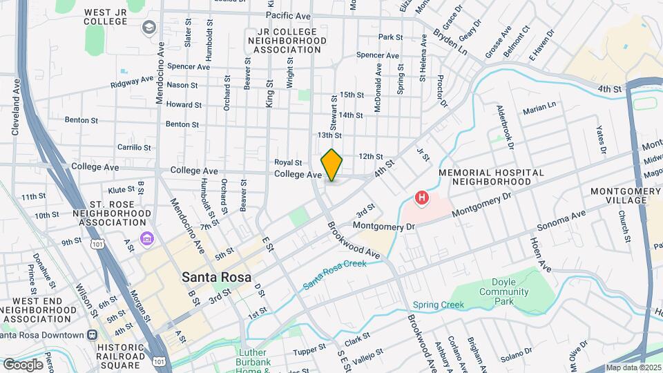 406 Chinn St Mapa y Detalles de la Ubicación