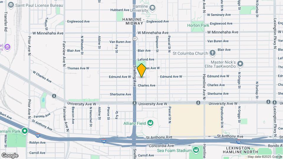 1552 Edmund Ave Map and Location Details