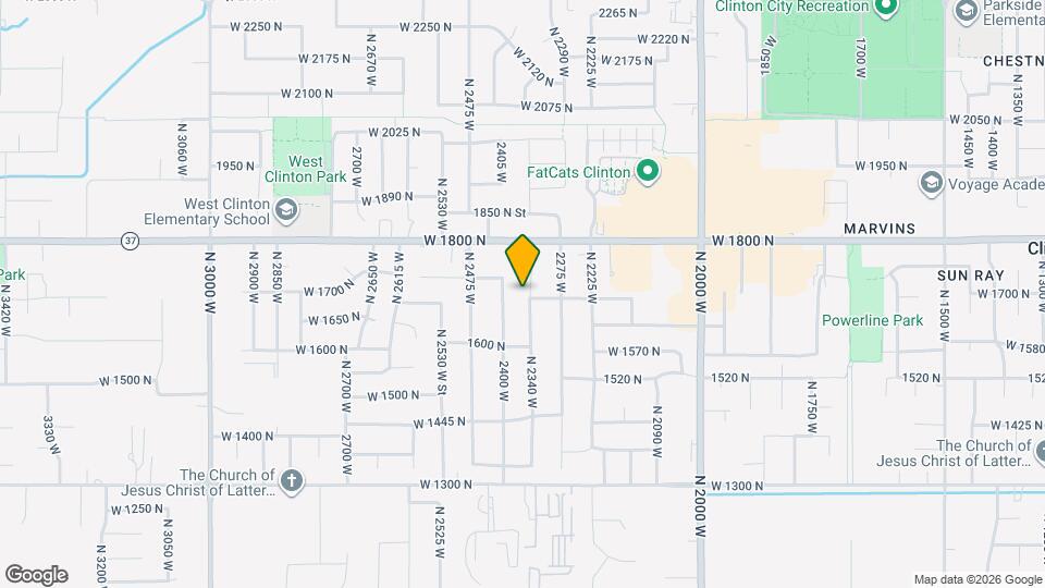 1693 N 2340 W Mapa y Detalles de la Ubicación