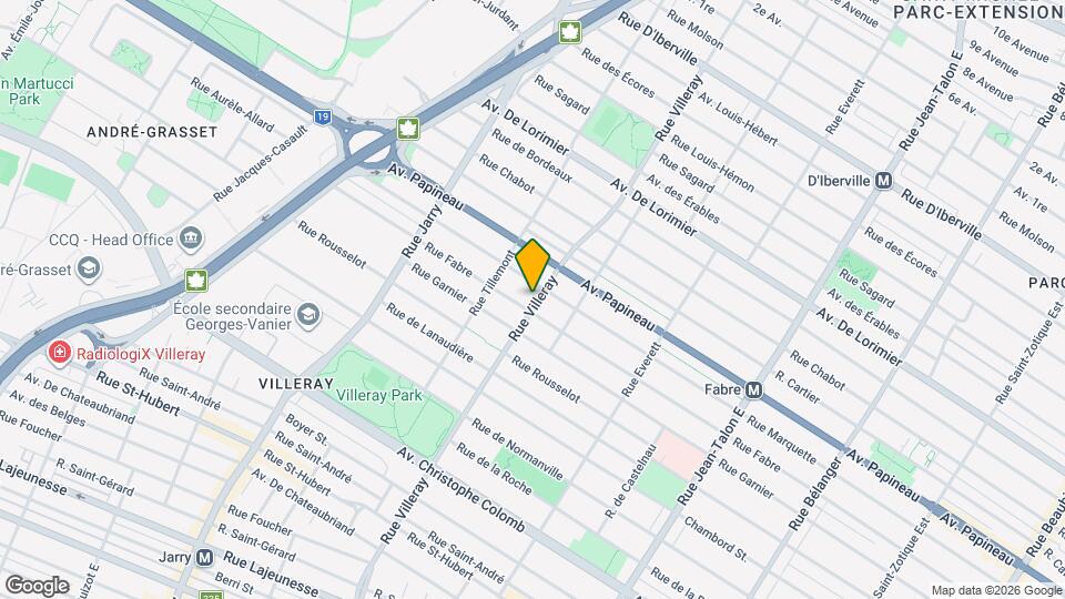 1565-1575 Villeray Rue Map and Location Details