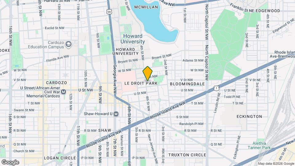 2017 4th St NW Map and Location Details