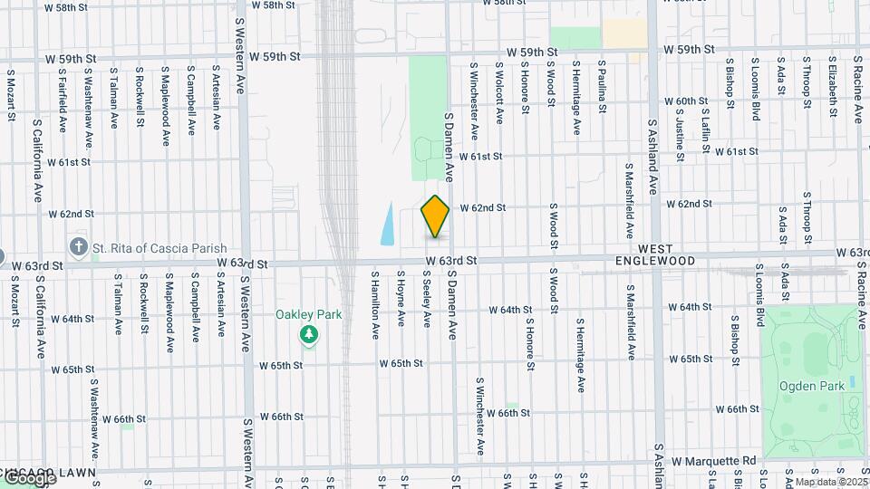 6239 S Seeley Ave Map and Location Details