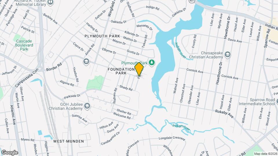 2108 Pond Ln Map and Location Details