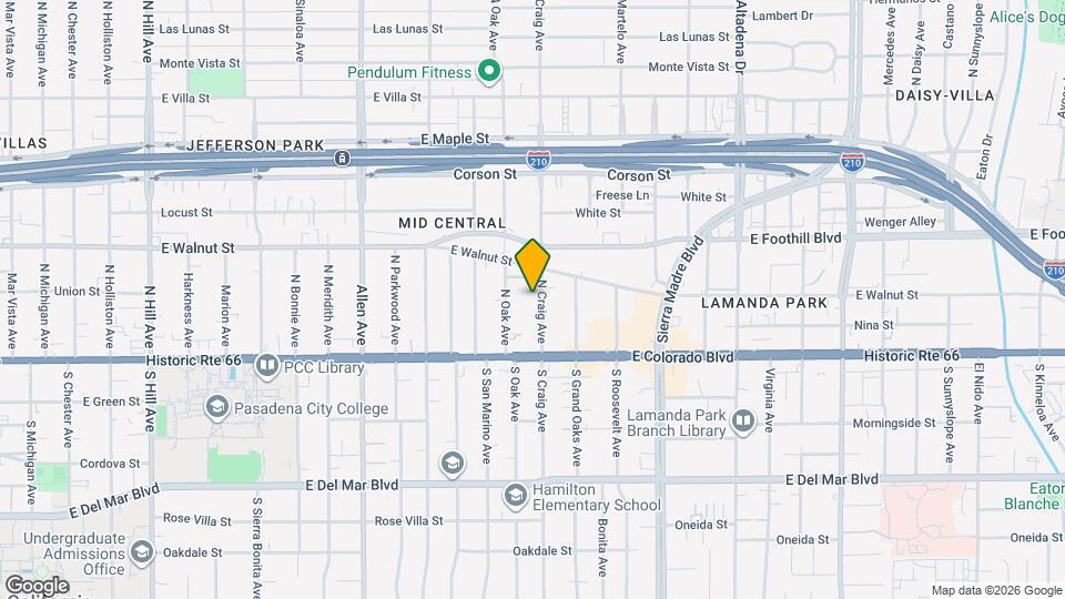 97 N Craig Ave, Unit 2 Mapa y Detalles de la Ubicación