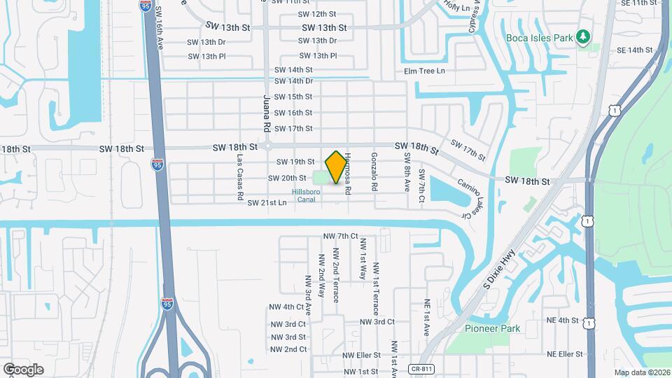1051 SW 21st St Map and Location Details