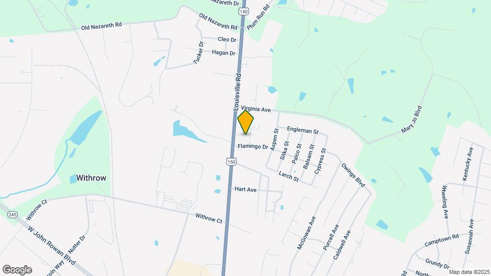 185 Bourbon Ct Map and Location Details