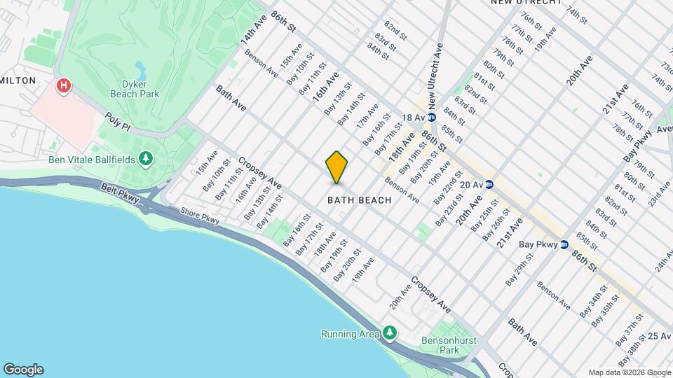 BATH AVENUE, Unit 3L Mapa y Detalles de la Ubicación