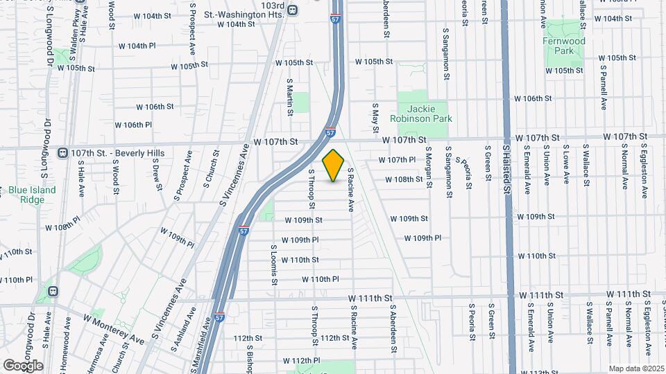 1225 W 108th St Map and Location Details