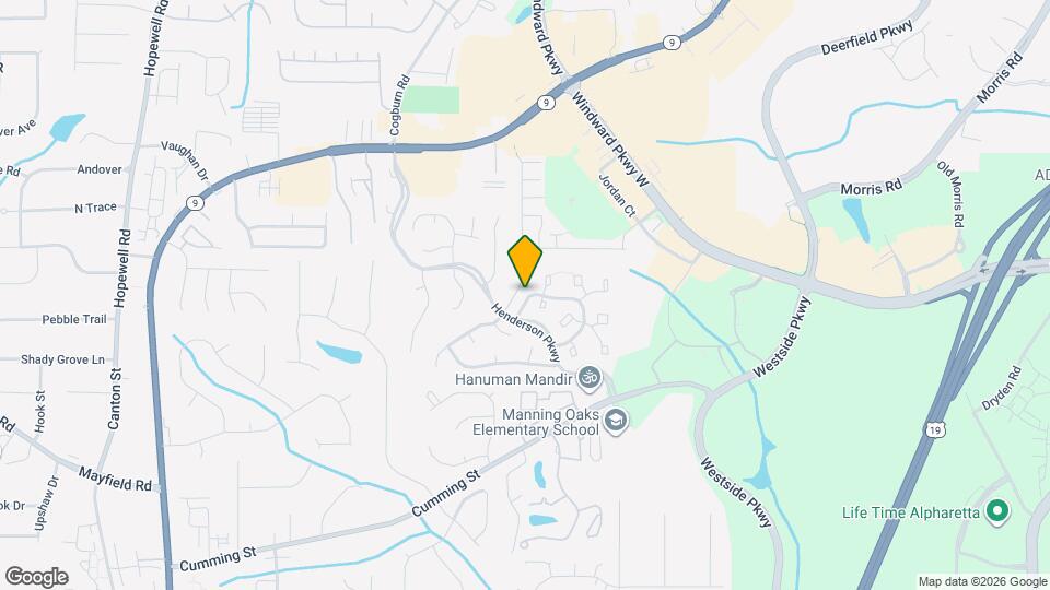 1845 Millstone Ct Map and Location Details