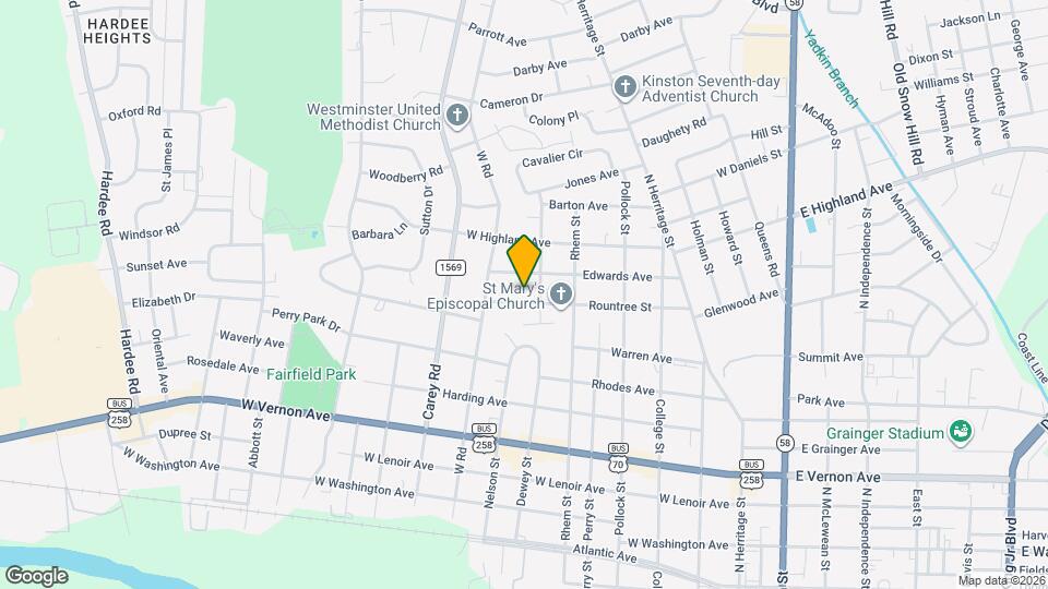 905 Rountree Ave Map and Location Details