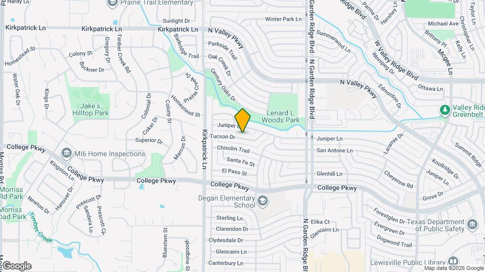 1841 Tucson Dr Map and Location Details