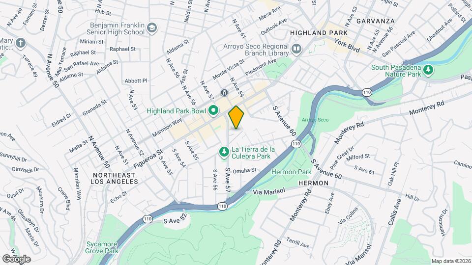 153 S Ave 57, Unit 7 Map and Location Details