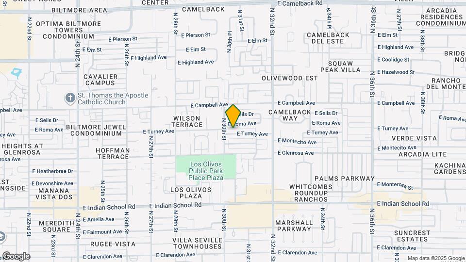 3016 E Turney Ave Map and Location Details