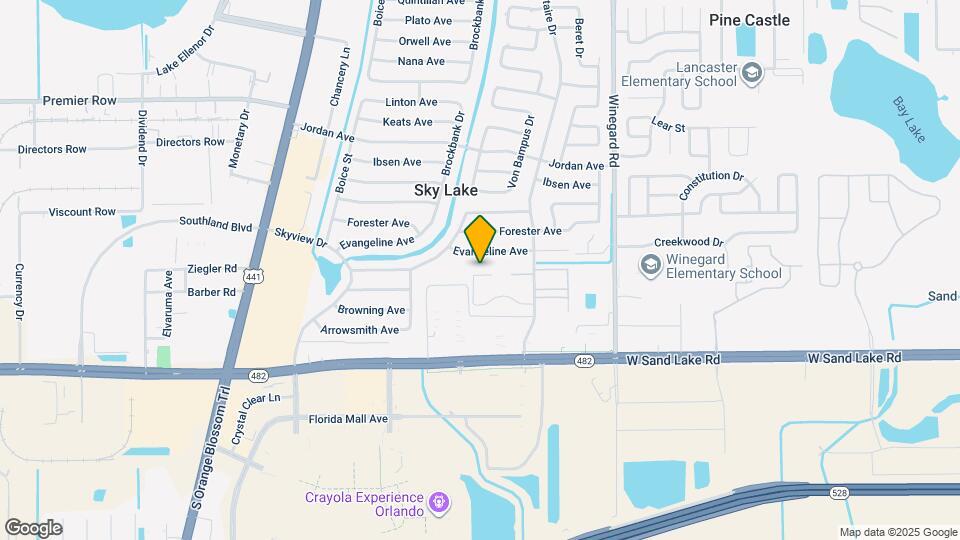 853 Sky Lake Cir Map and Location Details
