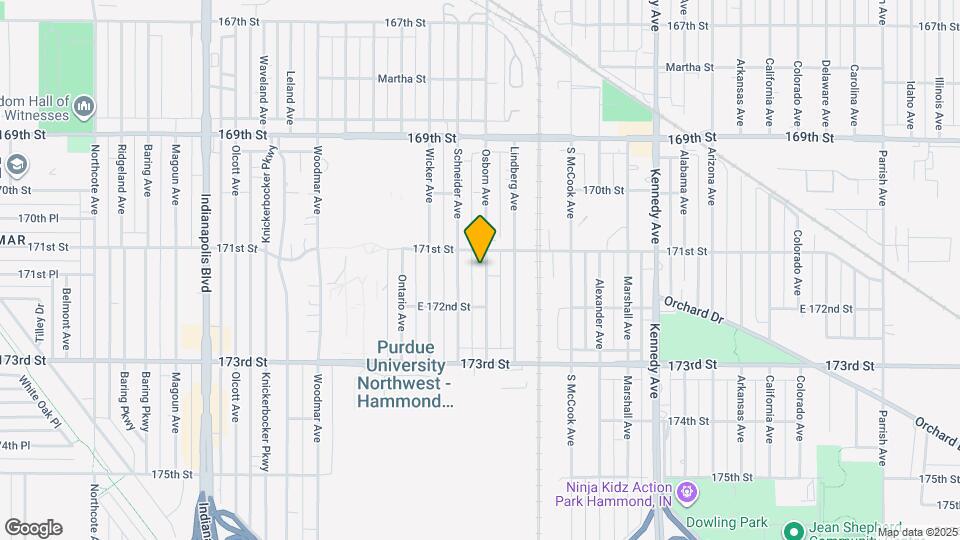 7120 Osborn Ave Map and Location Details