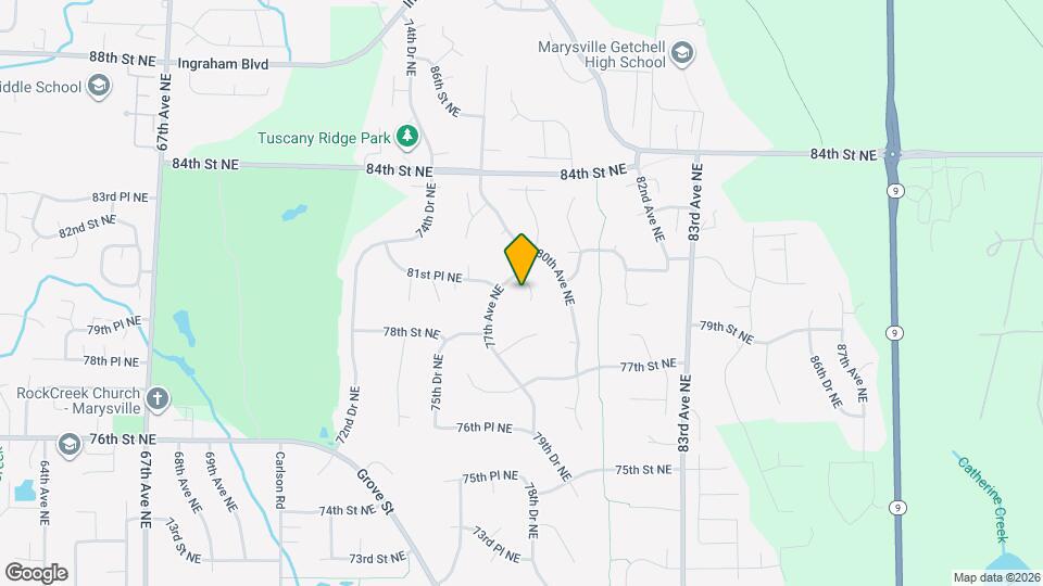 7708 81st Pl NE Map and Location Details