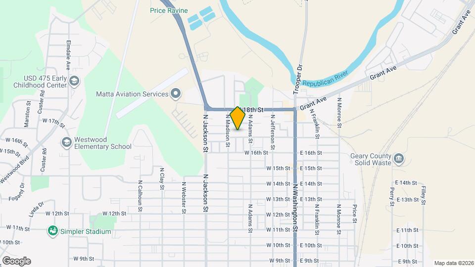 332 W 17th St Map and Location Details