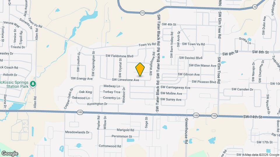 4204 SW Limestone Ave Map and Location Details