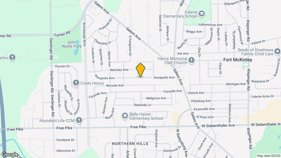 4144 Annapolis Ave Map and Location Details