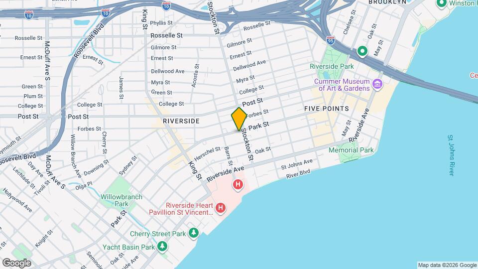 2512 Park St Map and Location Details