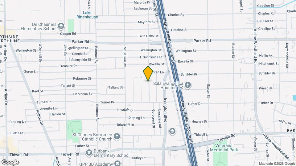 10221 Silvercrest St Map and Location Details