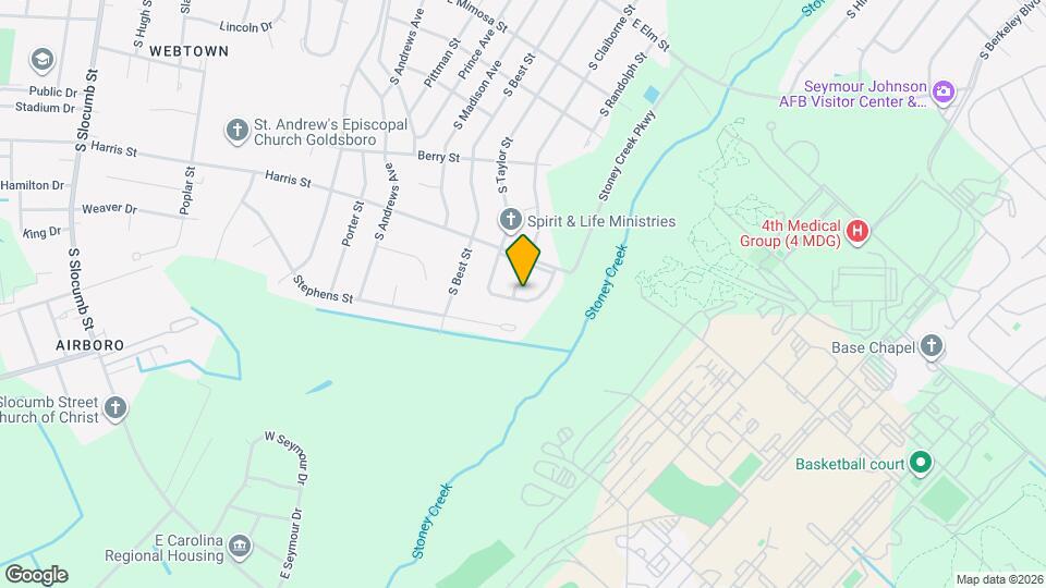 1504 S Taylor St Map and Location Details