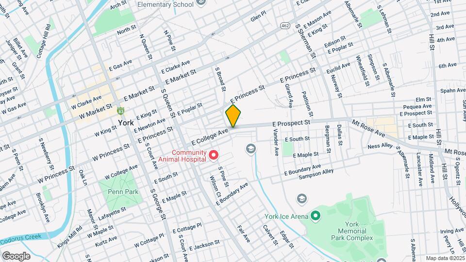 412 E College Ave Mapa y Detalles de la Ubicación
