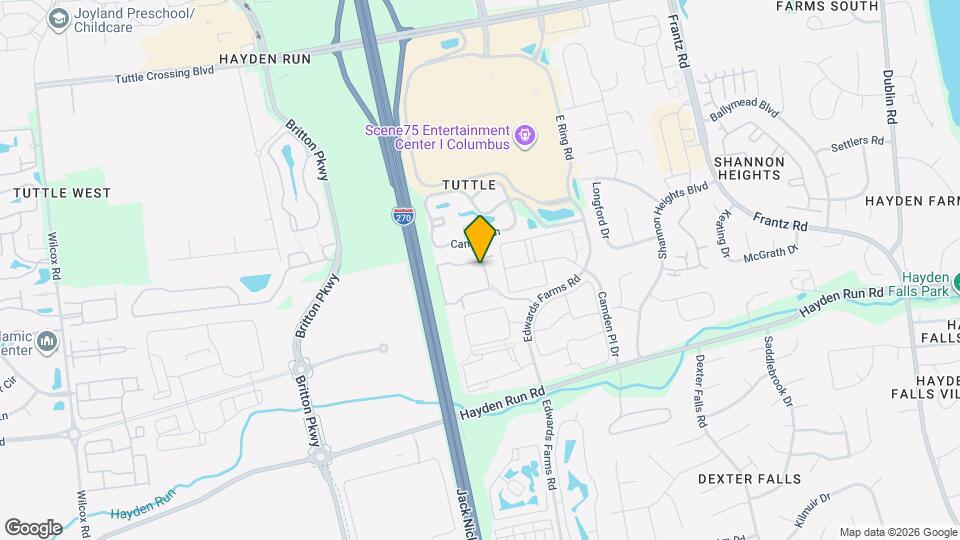 5615 Frawley Dr Map and Location Details