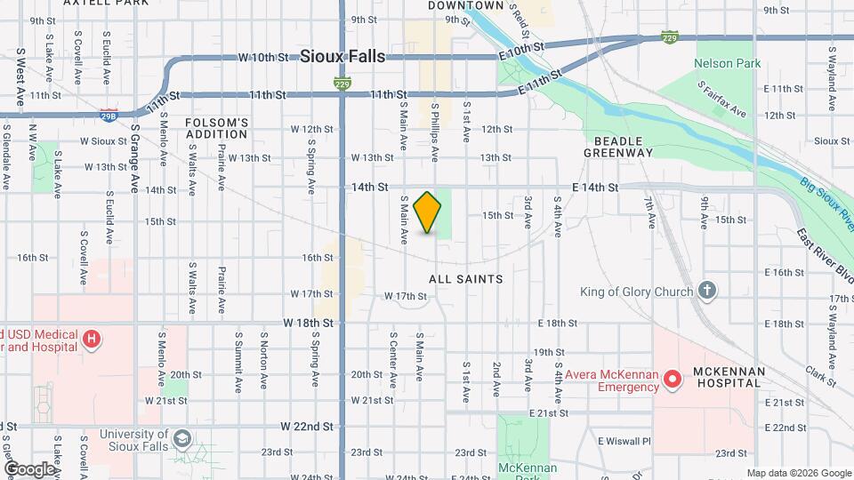 715 S Phillips Ave Map and Location Details