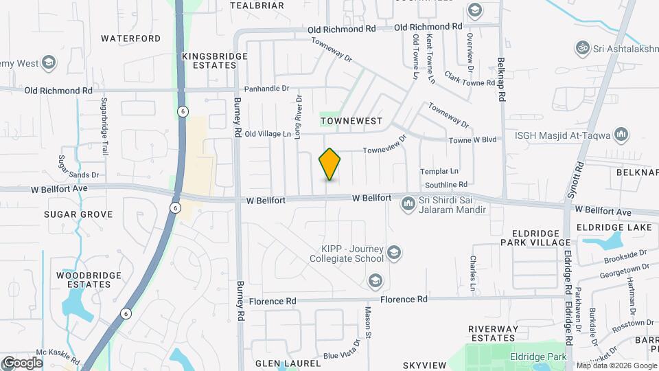 10531 Spanish Grant Dr Map and Location Details