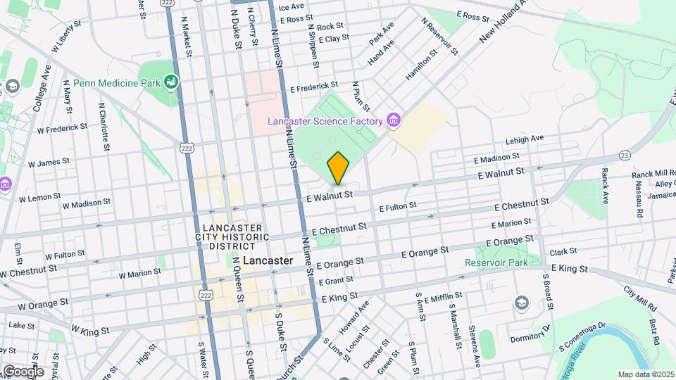 301-309 N Shippen St Mapa y Detalles de la Ubicación
