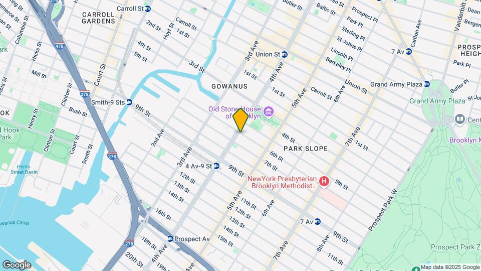 278 Sixth Map and Location Details