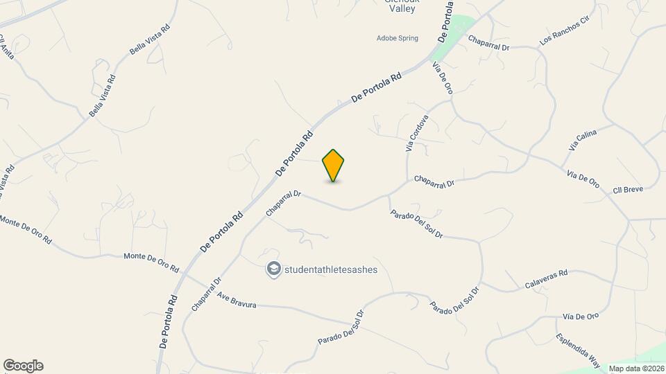 39945 Chaparral Dr Map and Location Details