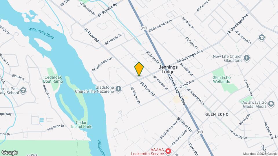 18348 SE River Rd Mapa y Detalles de la Ubicación