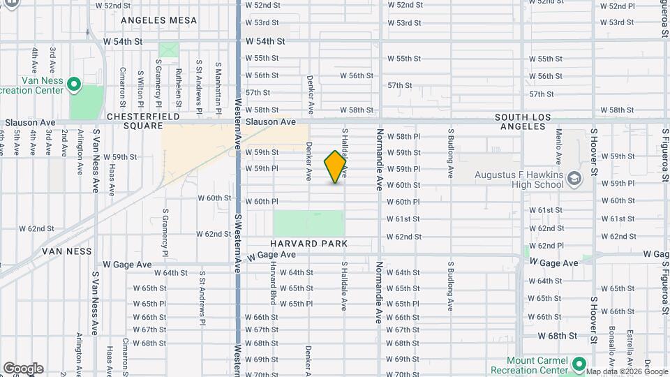 1514 W 60th St Mapa y Detalles de la Ubicación