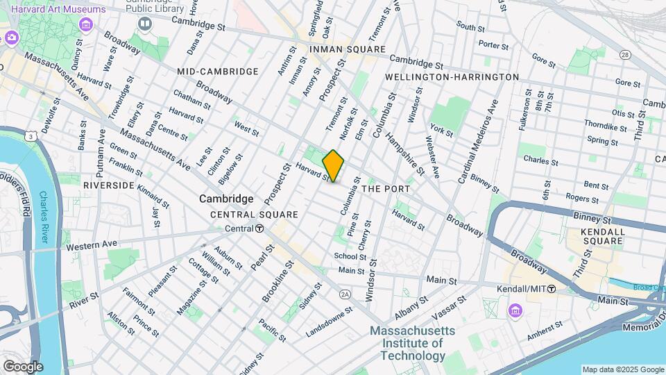 218 Harvard St, Unit 2 Map and Location Details