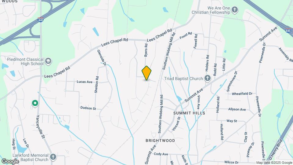2049 Chapel Park Ln Map and Location Details