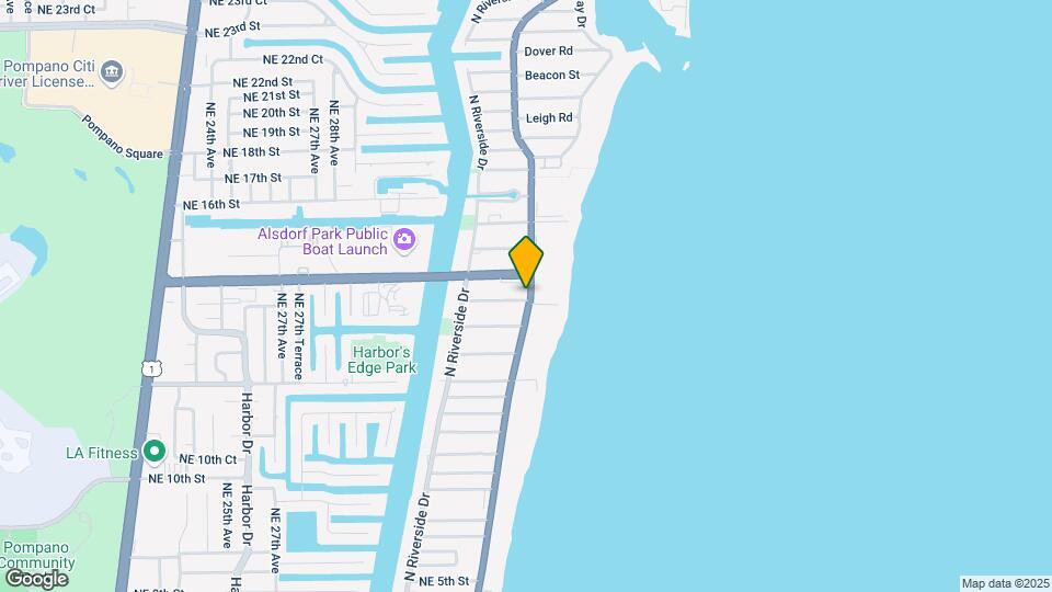 1301 N Ocean Blvd Map and Location Details