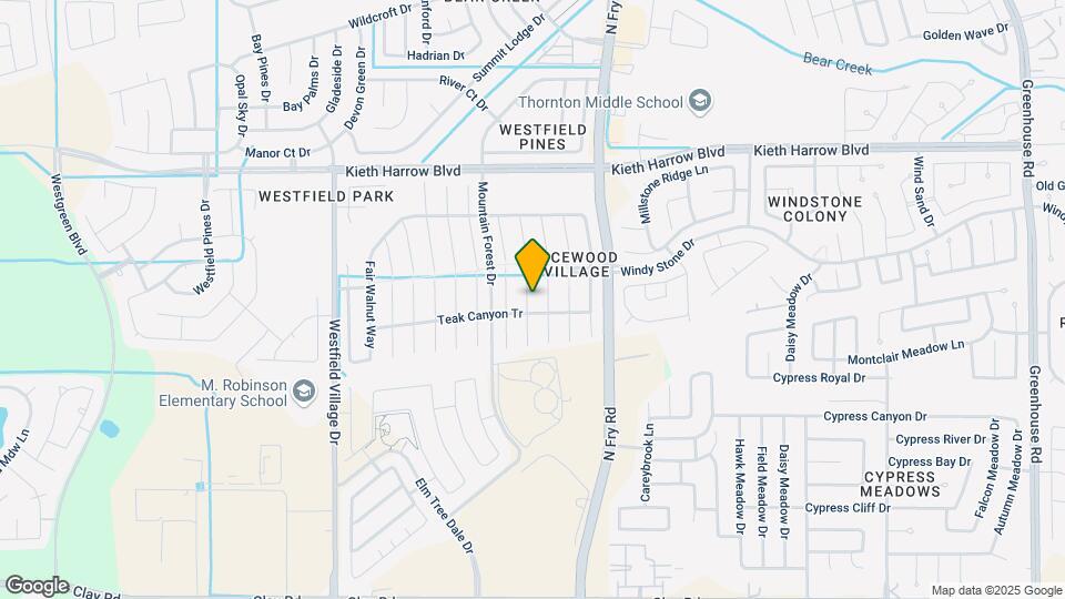 4910 Wilderness Glen Ct Map and Location Details