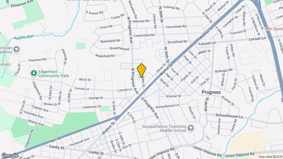 46 N 34th St Map and Location Details