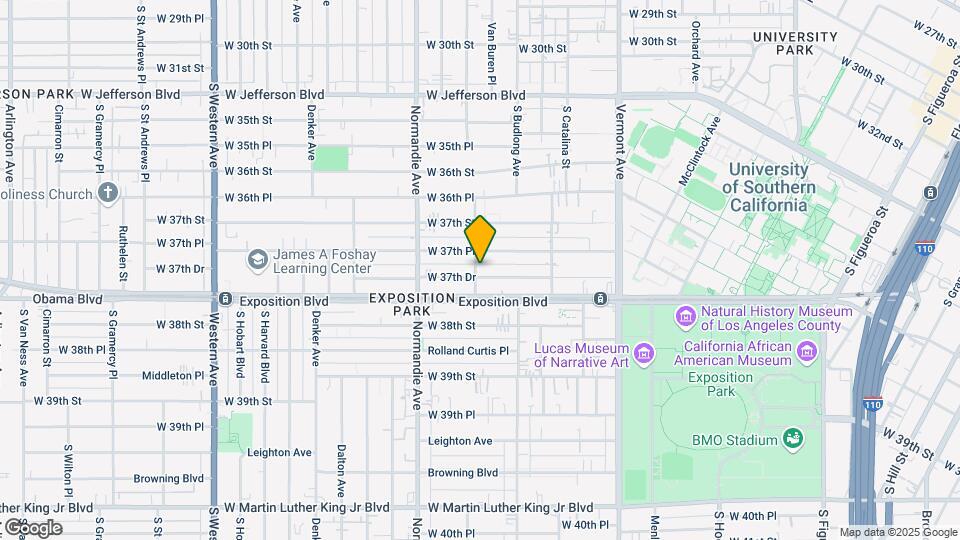 1293-1299 W 37th Dr Mapa y Detalles de la Ubicación