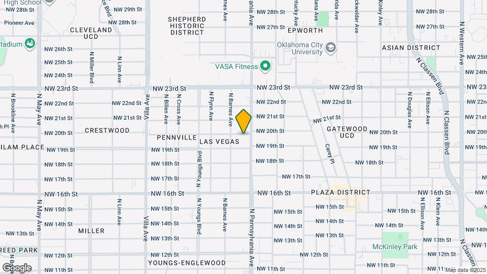 2112 NW 20th St Map and Location Details