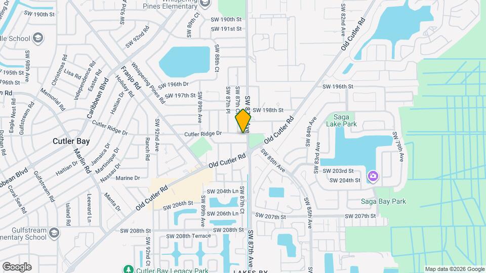 8710 SW 200th St Mapa y Detalles de la Ubicación